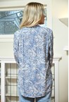 SILVIA BLOUSE - geo floral